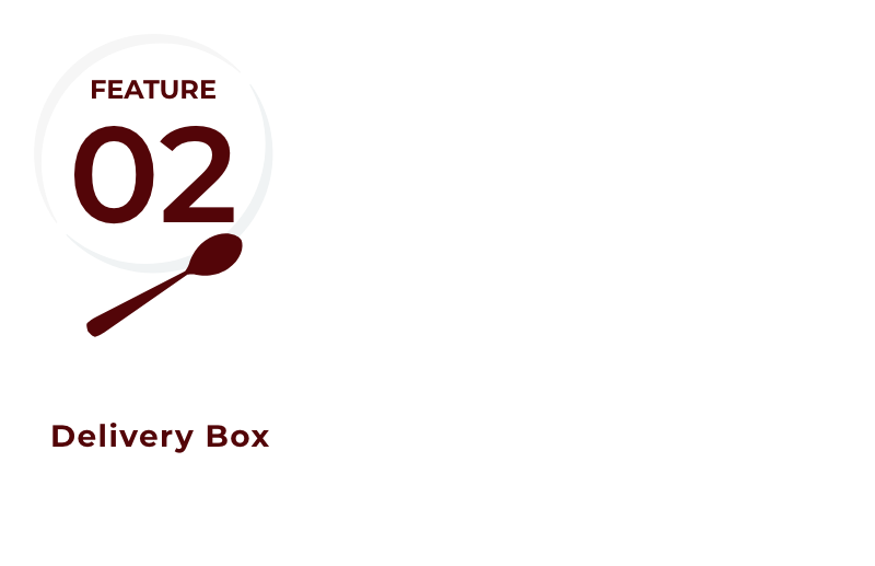 専用ボックスで、商品に合わせた温度管理でお届け